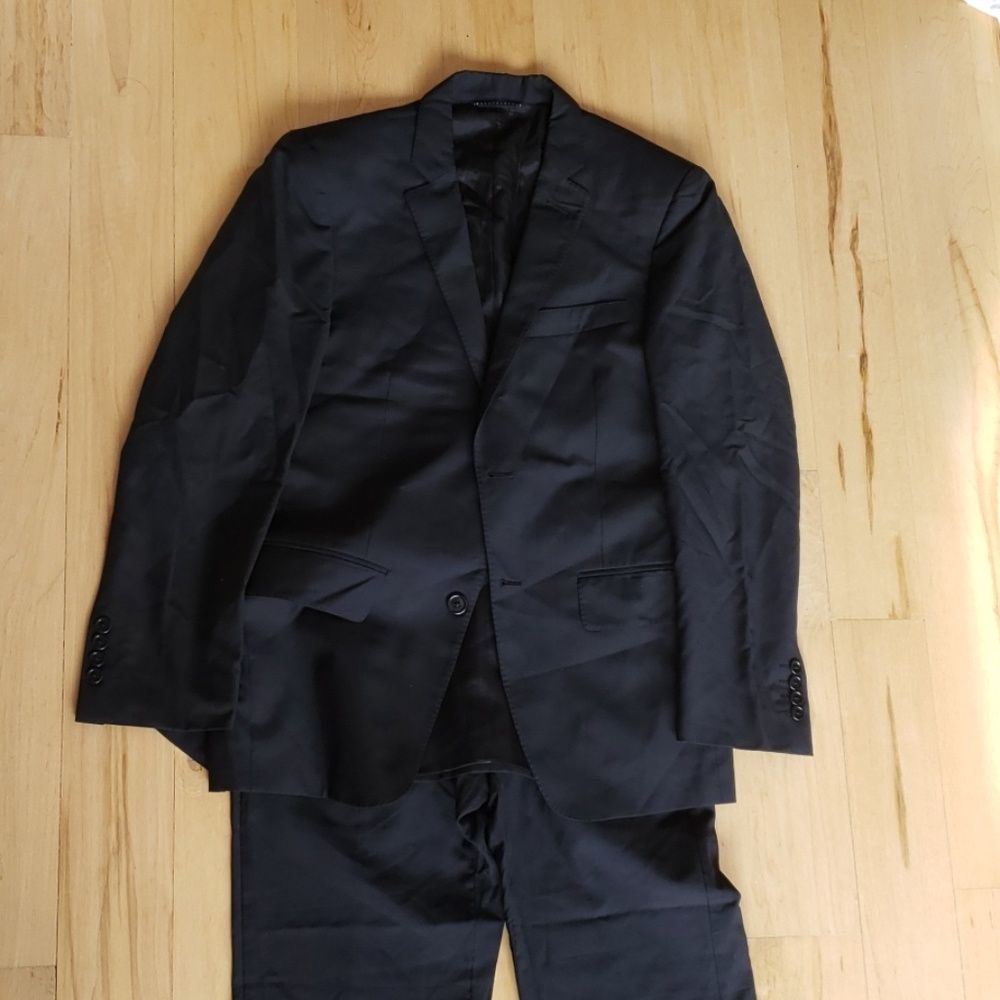 Tommy Hilfiger black work suit